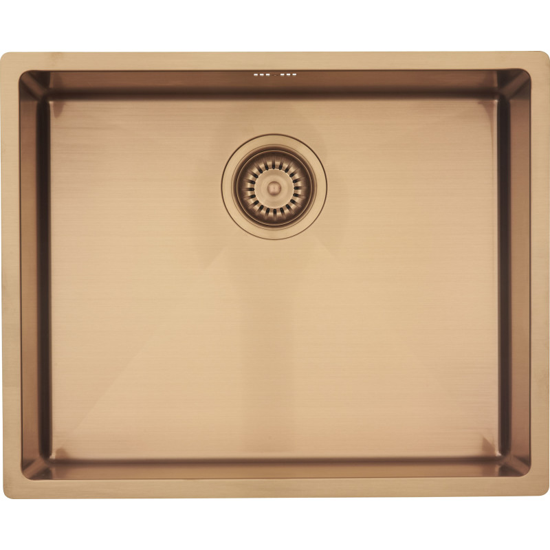 Lavabo Kubus 500 Soft køkkenvask, 54x44 cm, kobber