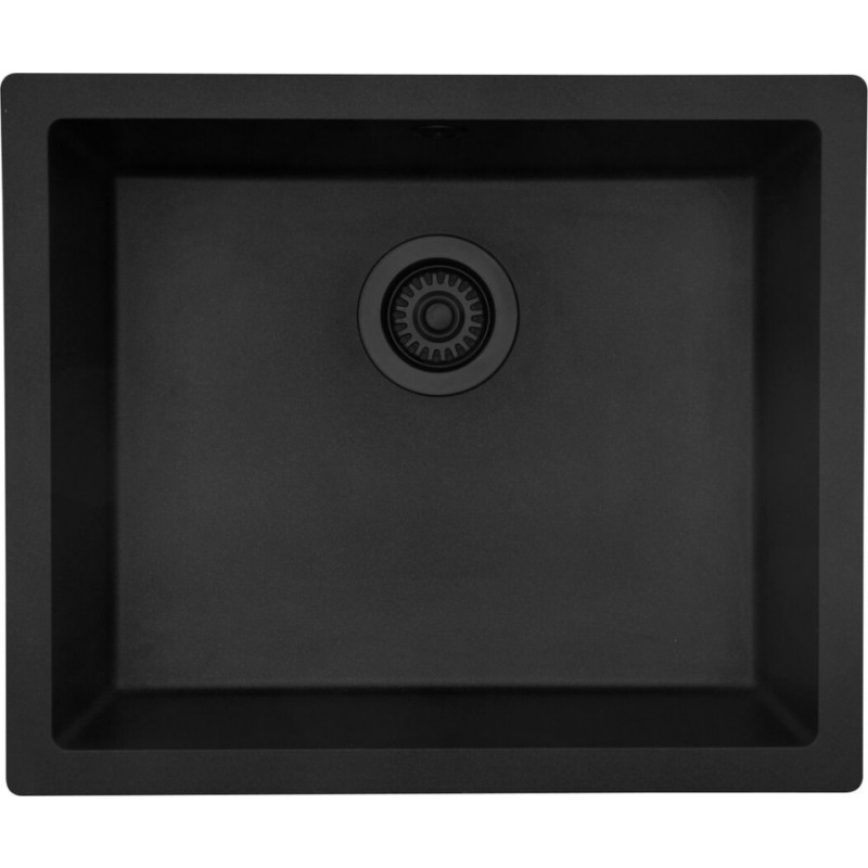 Lavabo Jupiter 600 diskb&auml;nk, 55,6x46,6 cm, svart
