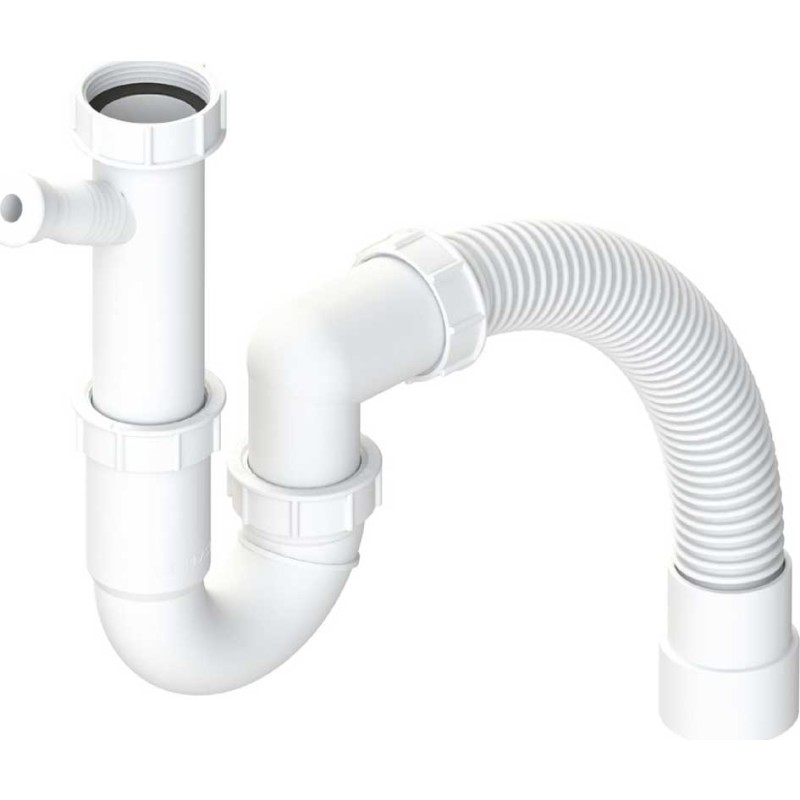 Lavabo A2 Flex køkkenvandlås 1 1/2", hvid
