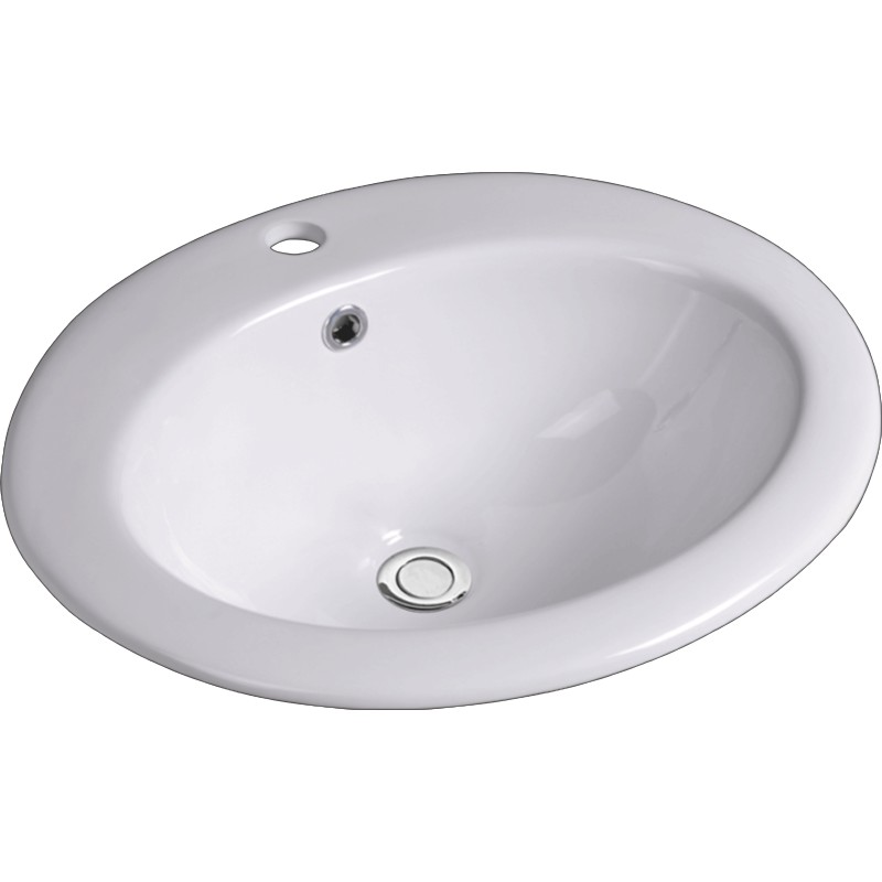 Lavabo Gino tvättställ, 51x45 cm, vit
