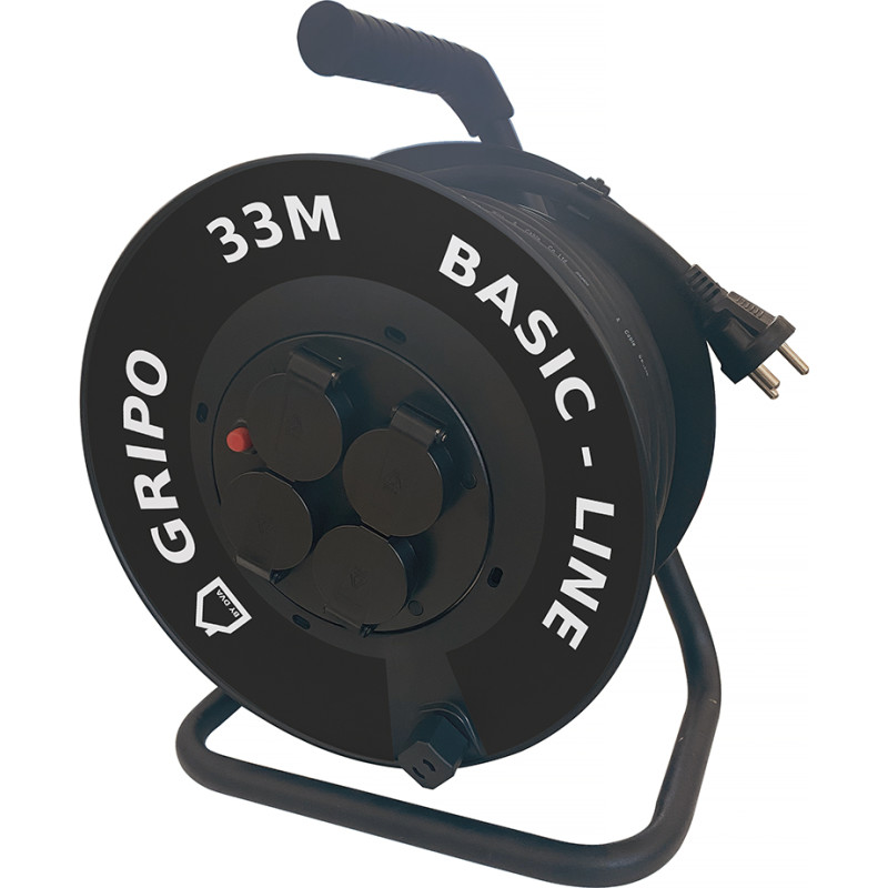 Gripo kabeltrumma, 33 meter