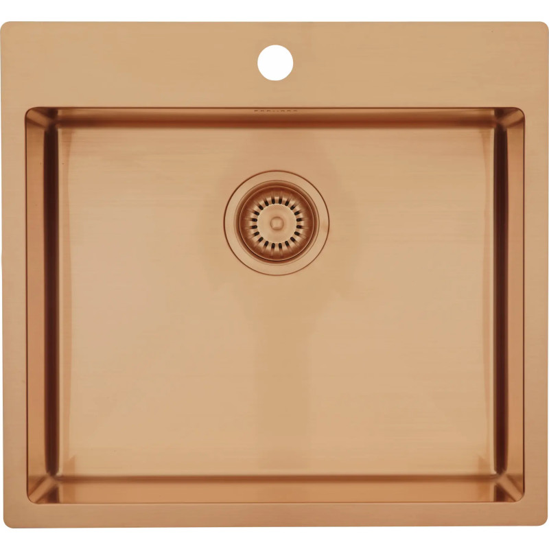 Lavabo Kubus 540 Soft køkkenvask, 54x50 cm, kobber