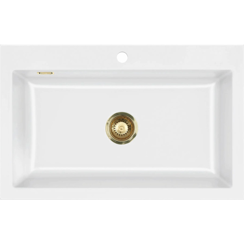 Lavabo Mera 80 køkkenvask, 80x51 cm, hvid