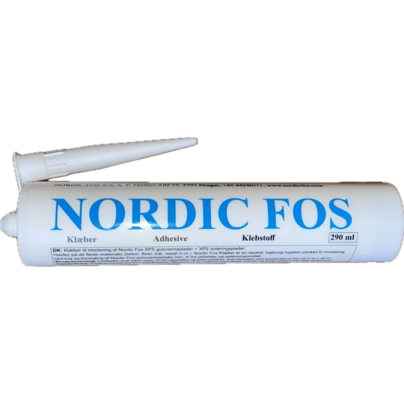 Nordic Fos Klæber fugelim, hvid, 290 ml