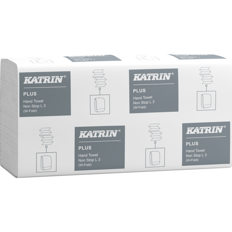 Katrin handduksark, 3-lagers, 90 st, vit