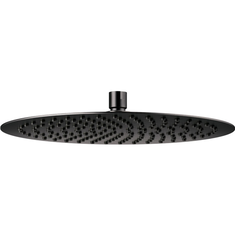 Damixa Iris brusehoved, Ø30 cm, vandbesparende, børstet antracit