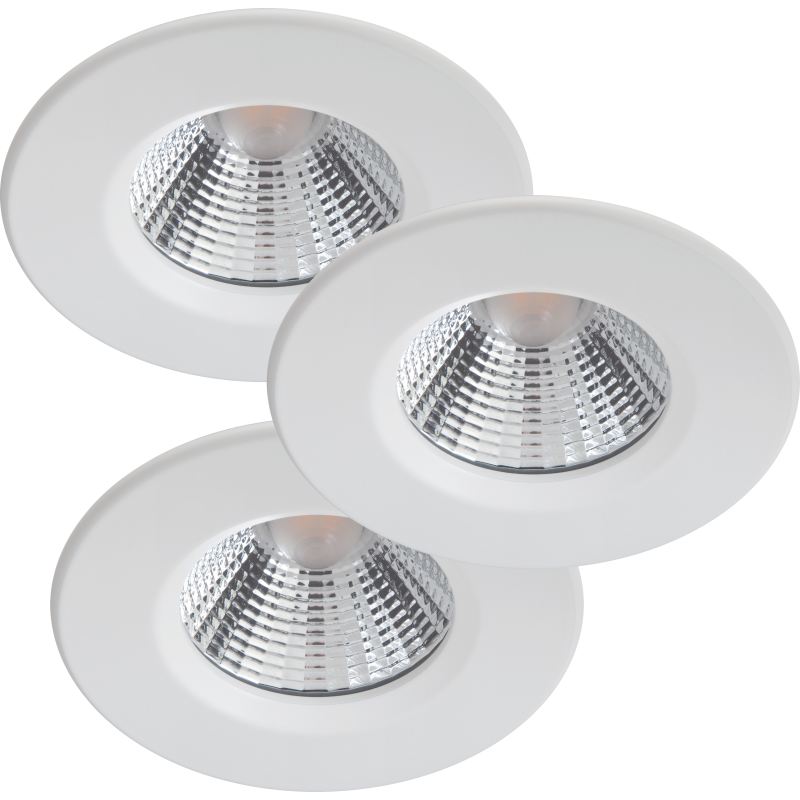 Philips myLiving Dive indbygningsspot, hvid, 3-pak