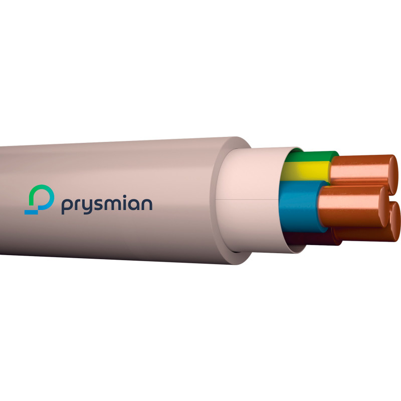 100 meter Prysmian Afumex installationskabel, 3G2,5 mmÂ², 100 meter