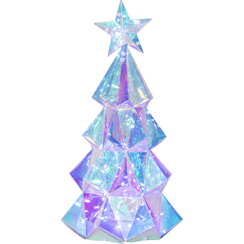 4 stk Star Trading Magic juletræ med lys, 38 cm