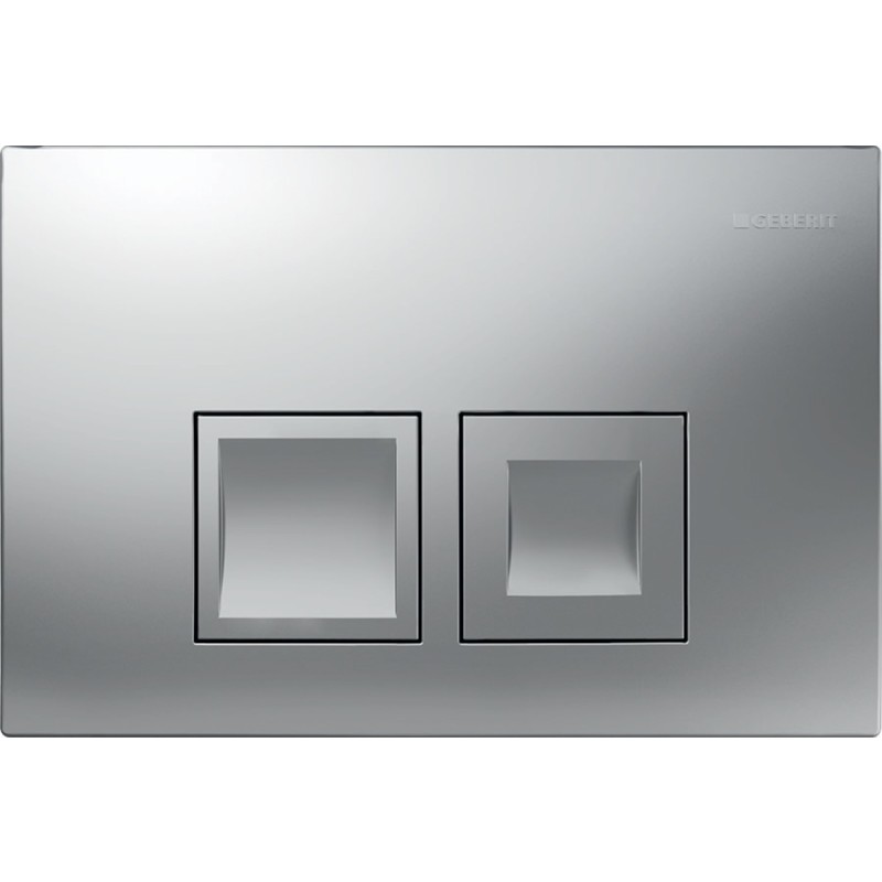 Geberit Delta 25 spolplatta, matt krom