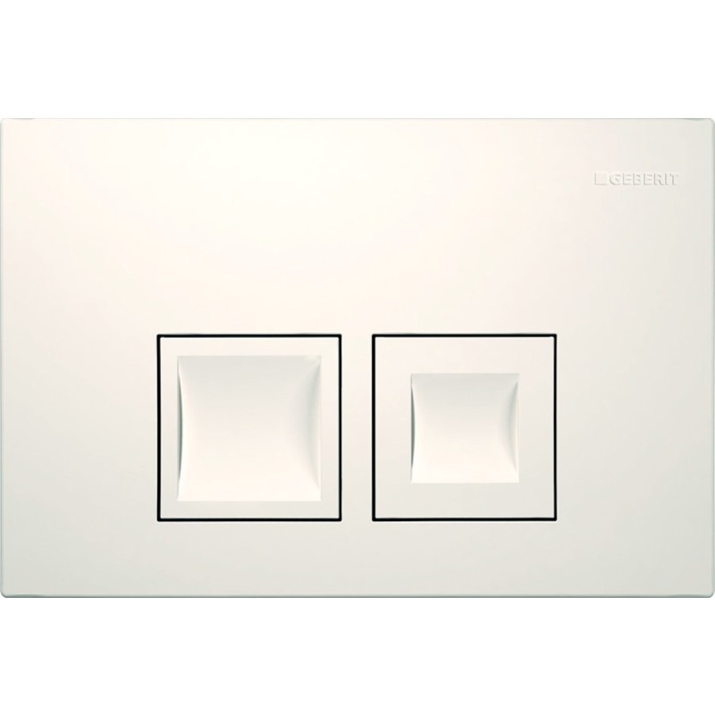 Geberit Delta 25 spolplatta, vit