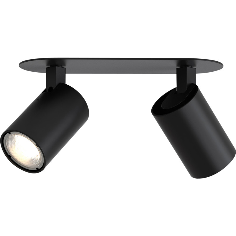 Astro Ascoli Twin spotlampe, 2 spots, sort