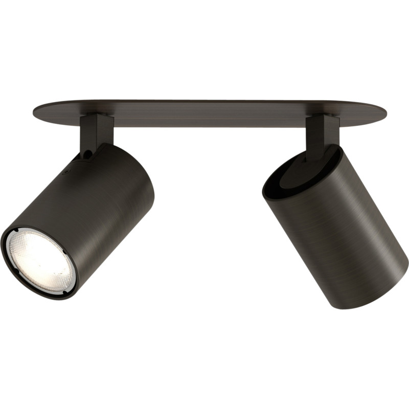 Astro Ascoli Twin spotlampe, 2 spots, bronze