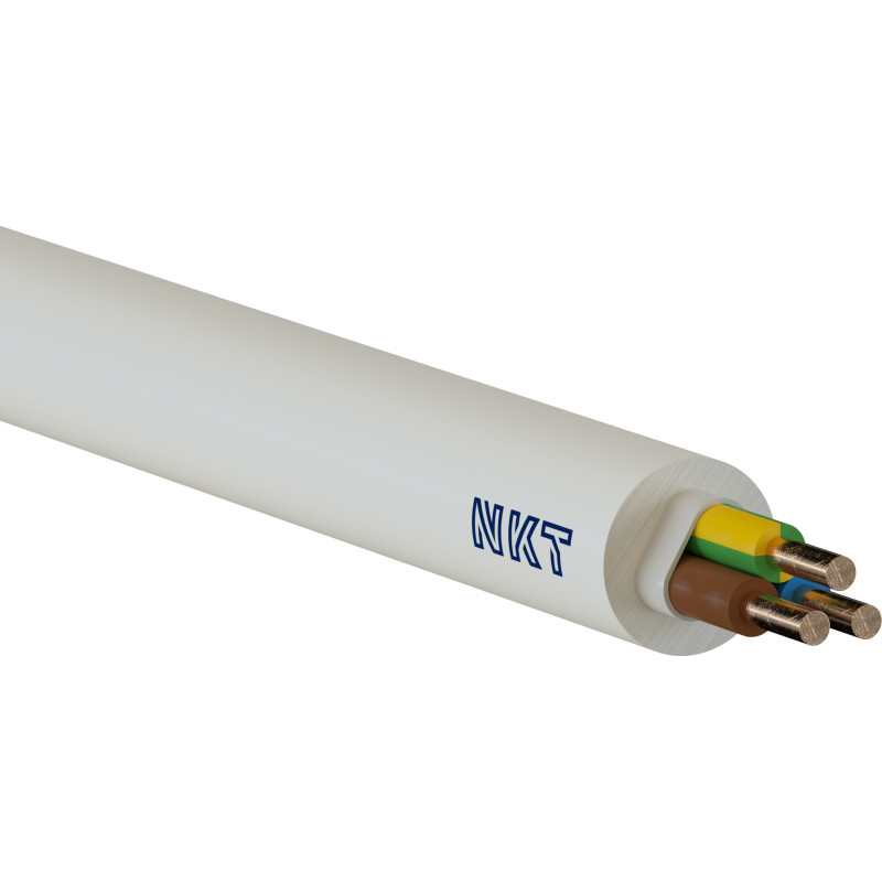 100 meter NKT Noiklx installationskabel, 3x1,5 mÂ²