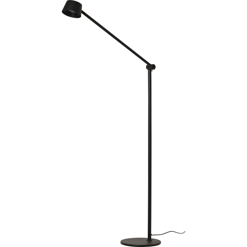 Direction F1 LED-gulvlampe, sort, højde 117 cm - Antidark - Stue - Moderne - Metal - Med én lyskilde