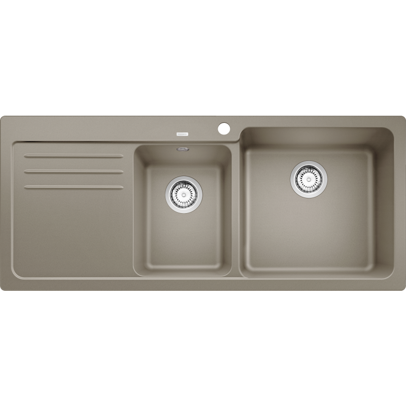 Blanco Naya 8S UX diskb&auml;nk, 116x50 cm, beige