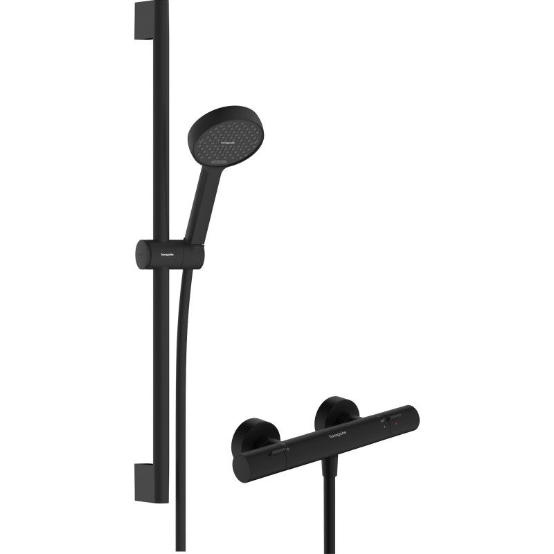 hansGrohe Activera Select S brusersystem 95 2jet EcoSmart m/Ecostat Fine og bruserstang 65cm mat sor