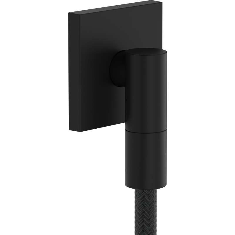 Hansgrohe FixFit Fine E slangeudtag, mat sort