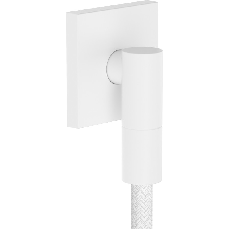Hansgrohe FixFit Fine E slanguttag, matt vit