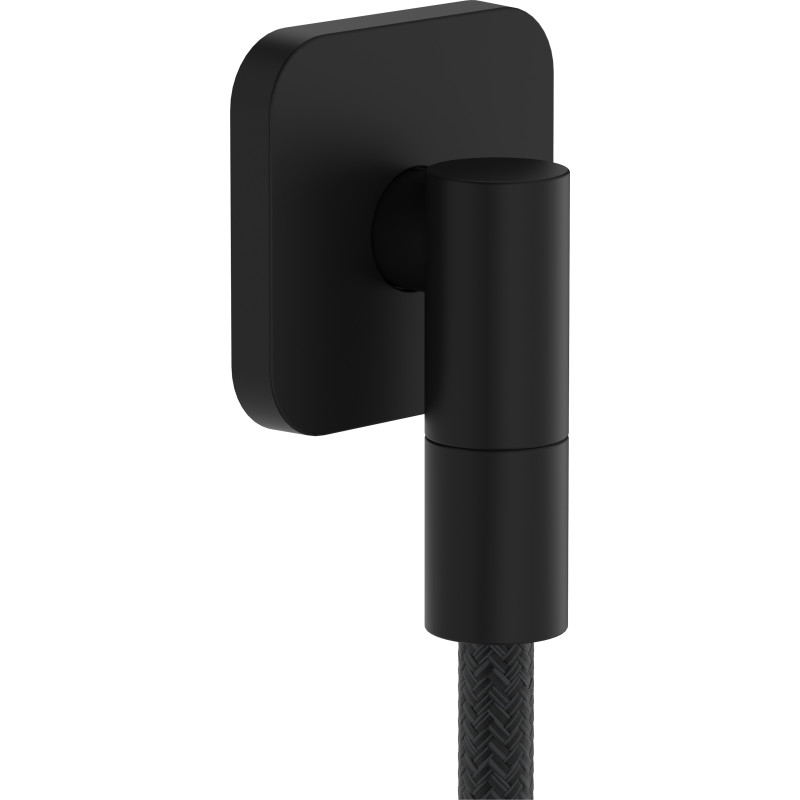 Hansgrohe FixFit Fine Q slanguttag, matt svart