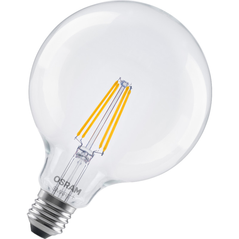 Osram Smart+ E27 globepære, 2700K, 6W