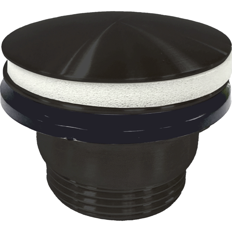 Lavabo Luna RS Universal bundventil, push-open, mat sort