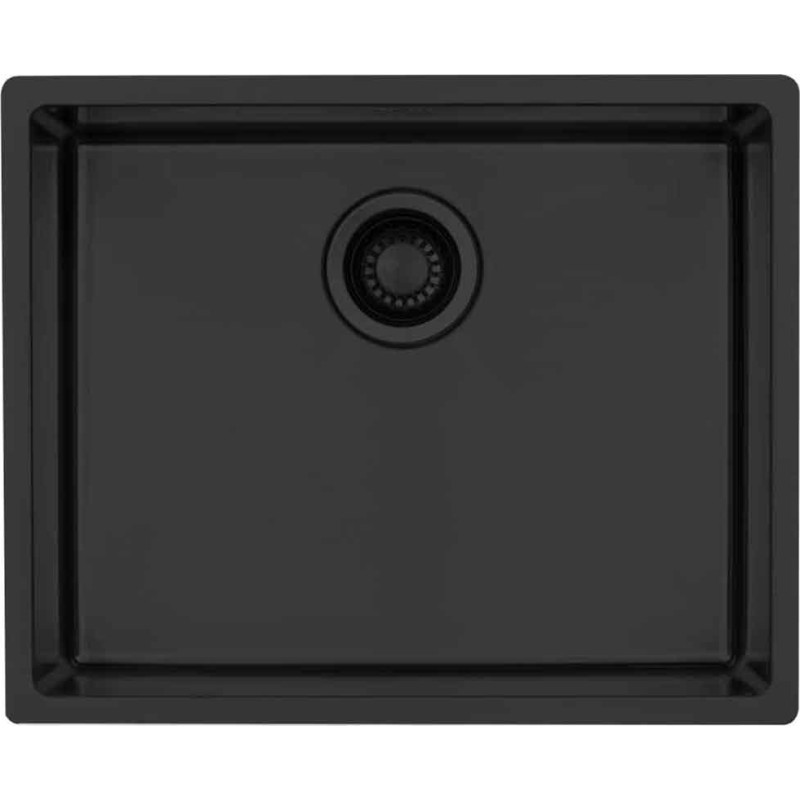 Lavabo Kubus 500 Soft køkkenvask, 54x44 cm, mat sort
