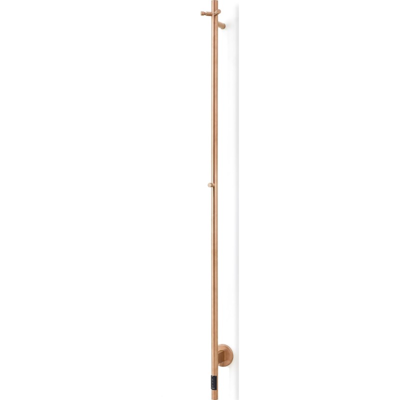 Cassøe Rimini håndklædetørrer, el, 8,5x148 cm, børstet kobber