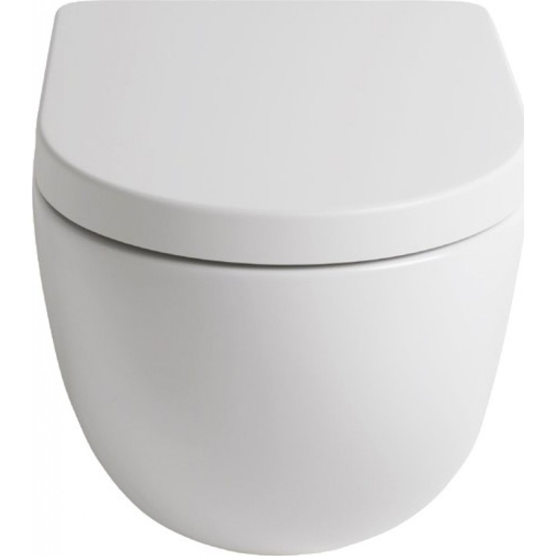 Lavabo File 2.0 væghængt toilet, uden skyllekant, mat hvid