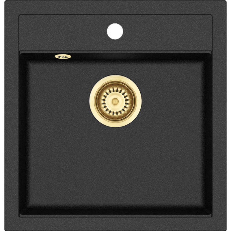 Lavabo Jupiter 50 diskb&auml;nk, 49x51 cm, svart