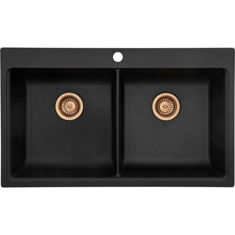 Lavabo Saturn 86 köksvask, 86 x 39 cm, svart