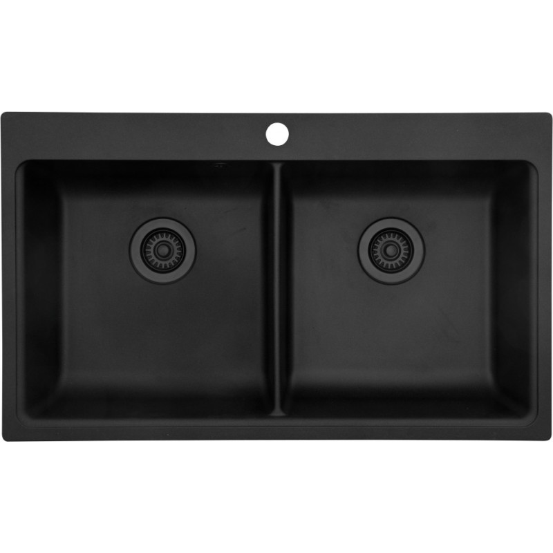 Lavabo Saturn 86 köksvask, 86 x 39 cm, svart