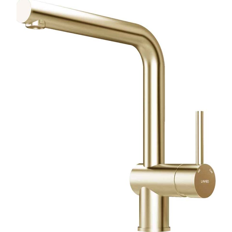 Lavabo Kubus 185 køkkenarmatu, messing