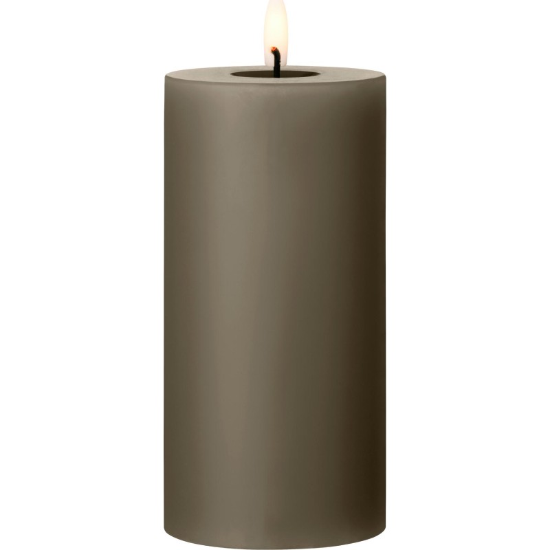 Ester & Erik LED bloklys, brun, 15 cm