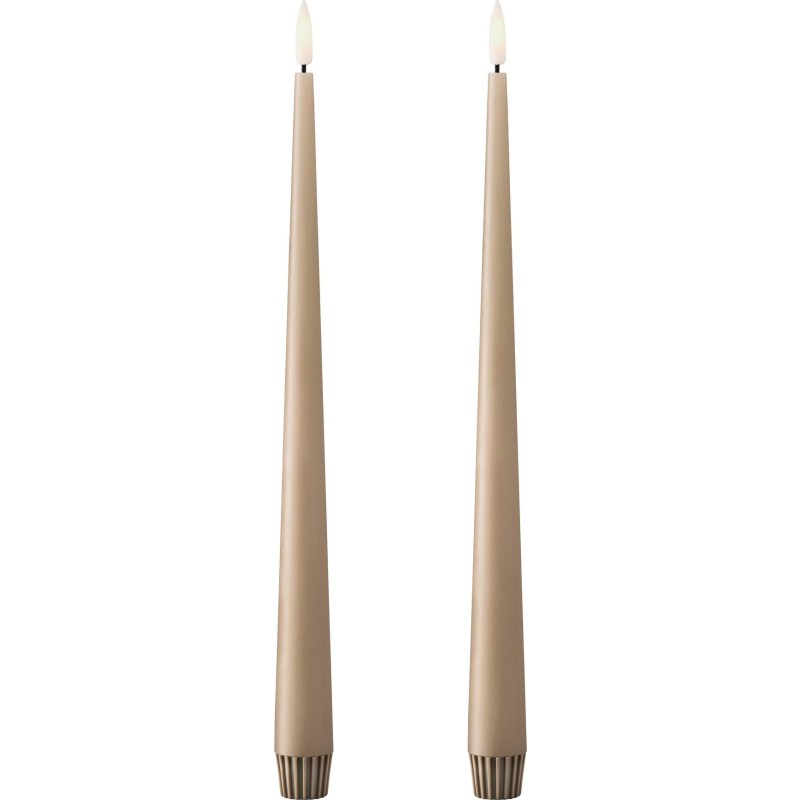 ester & erik ester & erik kronelys LED 2-pak 18 Nougat note , 30 cm