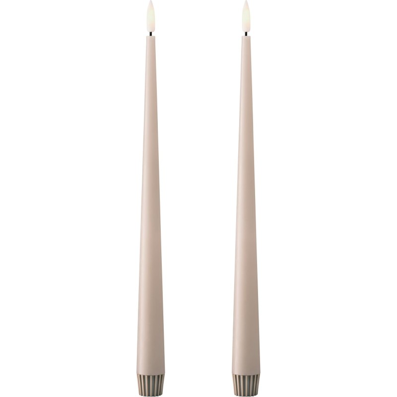 ester & erik ester & erik kronelys LED 2-pak 22 Linen Grey , 30 cm