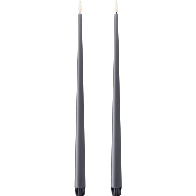 Ester & Erik LED kronelys, 40 cm, antracit, 2-pak