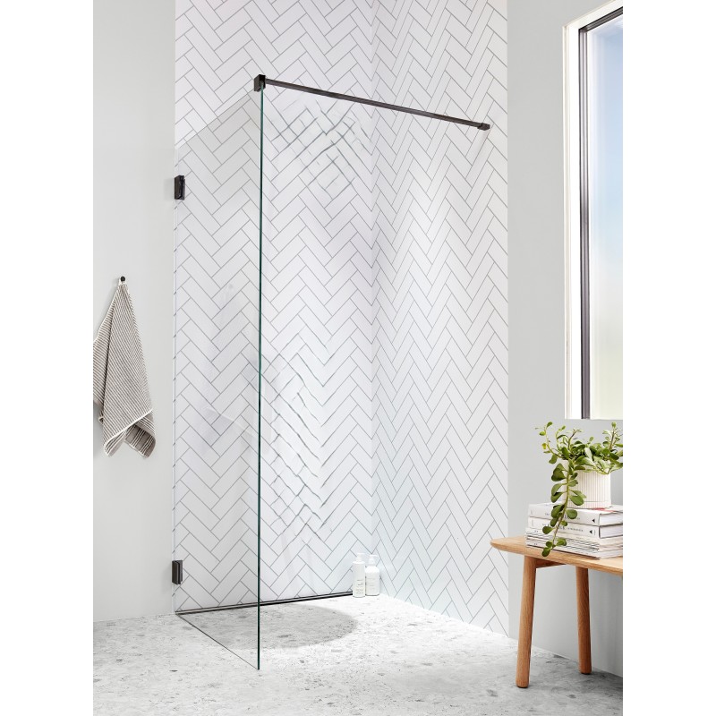 Contura Shower Showerama Art duschv&auml;gg, 70 cm, klart glas, svart profil