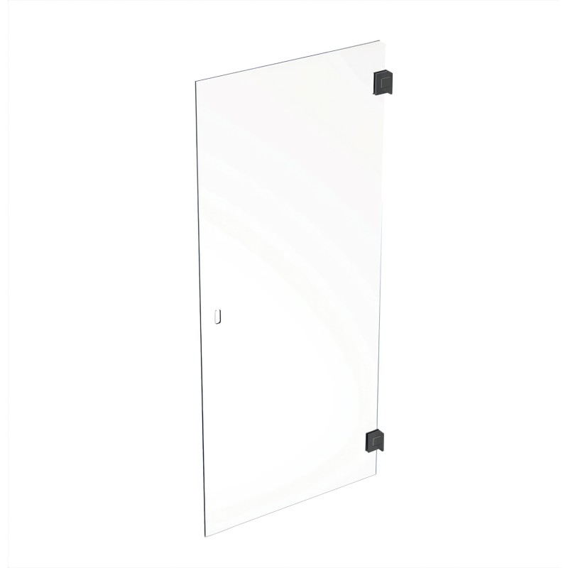 Contura Shower Showerama Art duschdörr, 67,5 cm, klart glas, svart profil