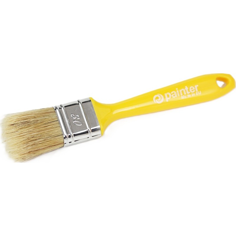 Roliba fladpensel med plastskaft, 30 x 14 mm
