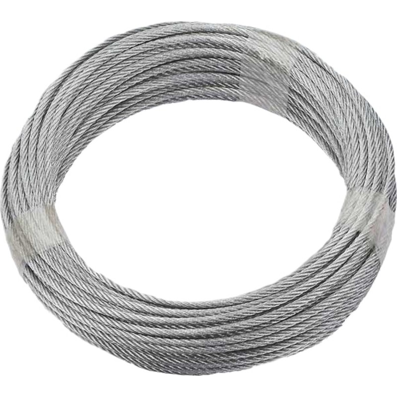 Stålwire, galvaniseret 1,5 mm, 30 meter