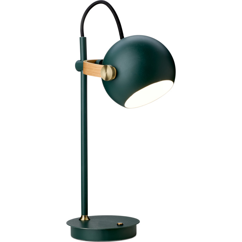 Halo Design D.C genopladelig bordlampe, grøn