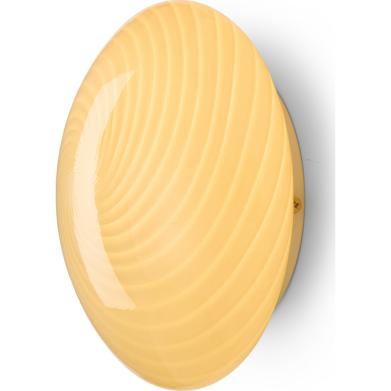CANDY loftlampe, beige, Ø 30 cm, glas, E27 – Halo Design - Stue - Med én lyskilde
