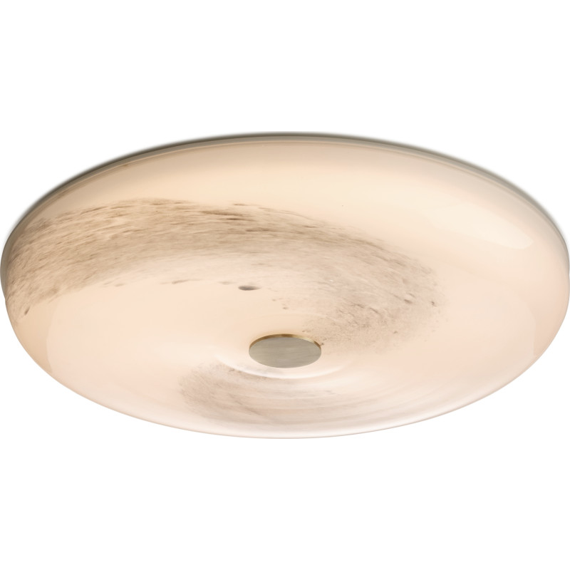 STOCKHOLM LED-loftlampe, marmorgrå, glas, 31 cm – Halo Design - Stue - Med én lyskilde