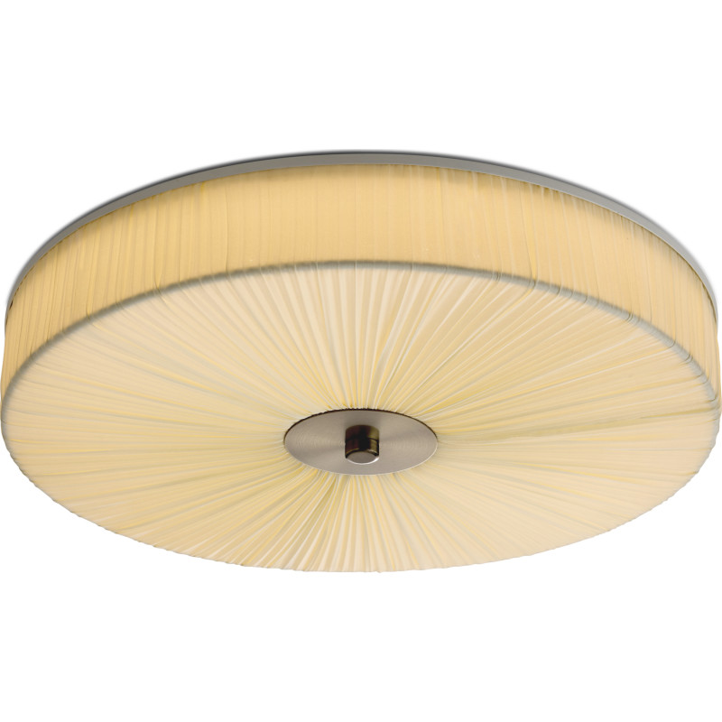 STRING LED-loftlampe, beige, Ø 40 cm stepdim – Halo Design - Stue - Stof / tekstil - Med én lyskilde