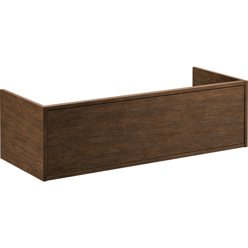 Gustavsberg Ducentic underskab, 118x46,5 cm, brun eg