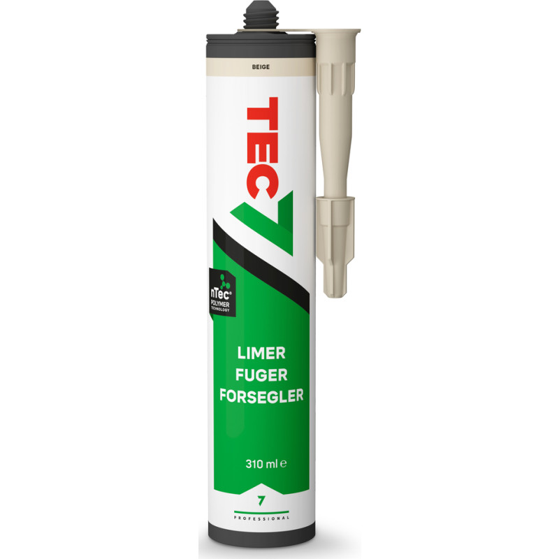 TEC7 fugemasse 310 ml, beige