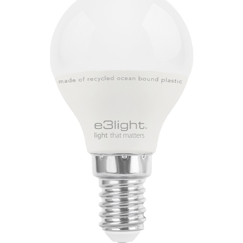LED Krone P45 E14 470LM CRI80 2700K Ocean Bound Plastic