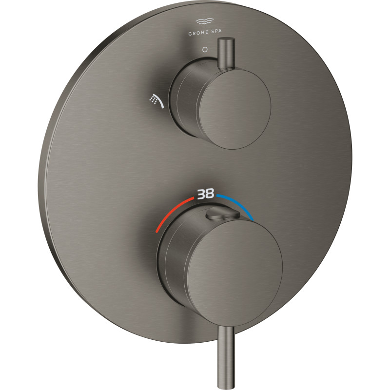 Grohe Rapido SmartBox duschblandare, borstad hard graphite