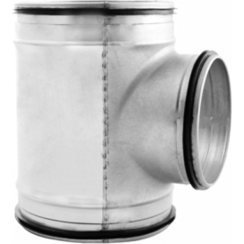 Tee reduceret ventilation 125-100-125 mm